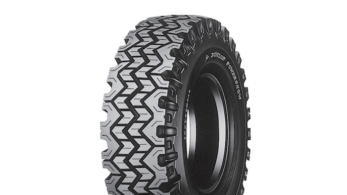 □L51 リア用 フォークリフト 冬 美品 DUNLOP POWER SNOW 7.00-12 12PR 2本 2020年製